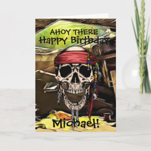 Kanonenkarte für Pirate Skull Ghost Karte