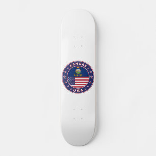 Kansa, Kansas Aufkleber, Tasche, Uhr, Handy Skateboard