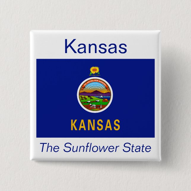 Kansan Flag Button (Vorderseite)