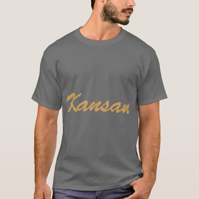 Kansan Kansas Native T-Shirt (Vorderseite)