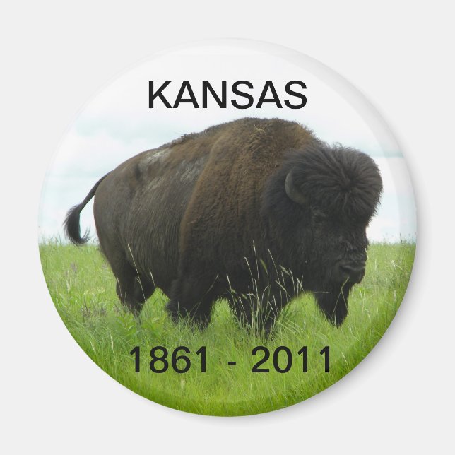 Kansas 1861 - 2011 magnet (Vorne)