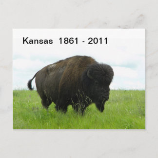 Kansas 1861 - 2011 postkarte