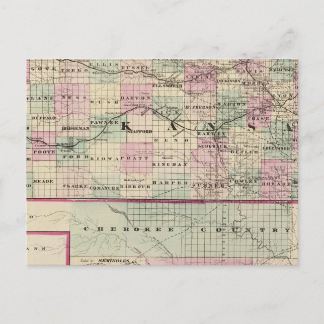 Kansas 5 postkarte (Vorderseite)