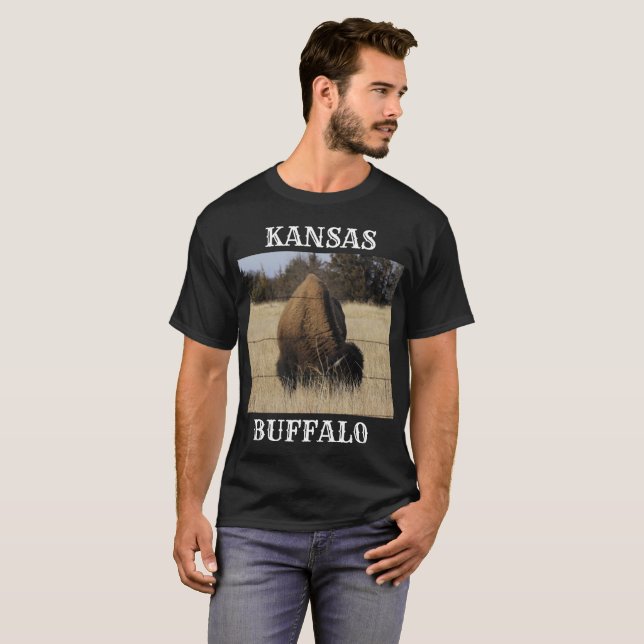 Kansas BUFFALO T - Shirt (Vorne ganz)