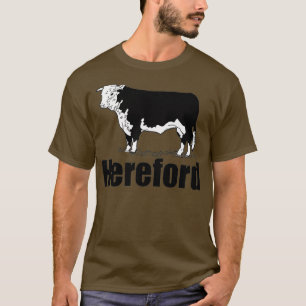 Kansas Cattle Farm Beef Hereford Cow T-Shirt