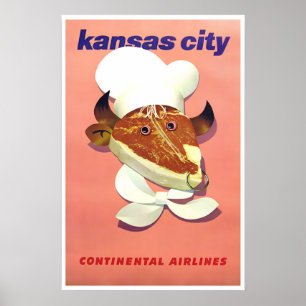 Kansas City Art Missouri Druck BQQ Chef Poster