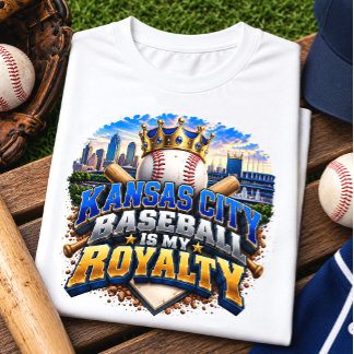 Kansas City Baseball ist mein Royalty-Fan Tri-Blend Shirt