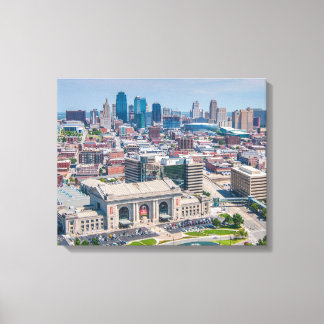 Kansas City Beautiful Skyline Leinwanddruck