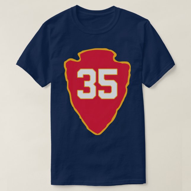 Kansas City Chiefs Christlich Okoye RB T-Shirt (Design vorne)