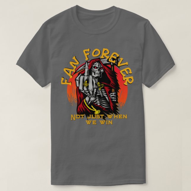 Kansas City Chiefs KC Skyline Be Grim Sensenmann T T-Shirt (Design vorne)
