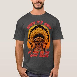 Kansas City Chiefs KC Skyline Be Grim Sensenmann T T-Shirt
