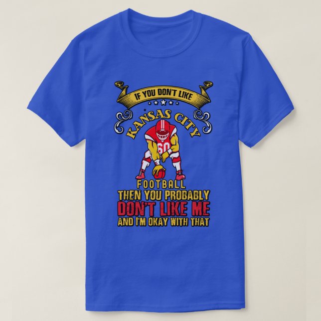 Kansas City Chiefs KC Skyline Be Grim Sensenmann T T-Shirt (Design vorne)