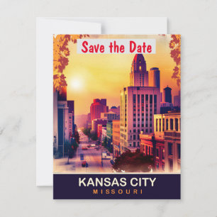 Kansas City Downtown, Carte postale Voyage,