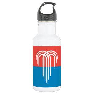 Kansas City flagge auf Liberty Bottle Edelstahlflasche