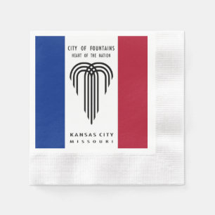Kansas City-Flagge Serviette
