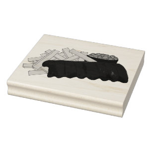 Kansas City GRILLEN Barbecue Spare Ribs Rib Cookof Gummistempel