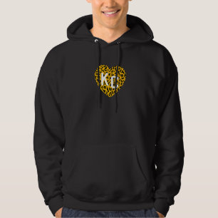 Kansas City Kc Herz Animal Style Retro Cheetah Lo Hoodie