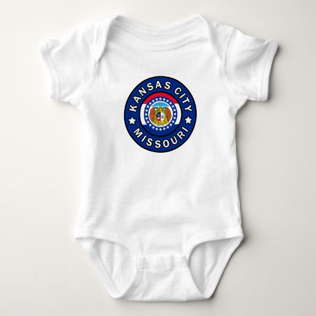 Kansas City Missouri Baby Strampler (Vorderseite)