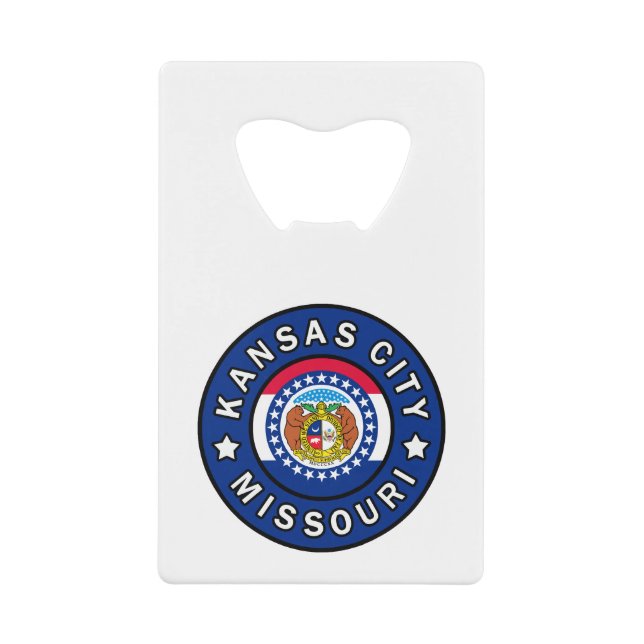 Kansas City Missouri Geldbeutel Flaschenöffner (Vorderseite)