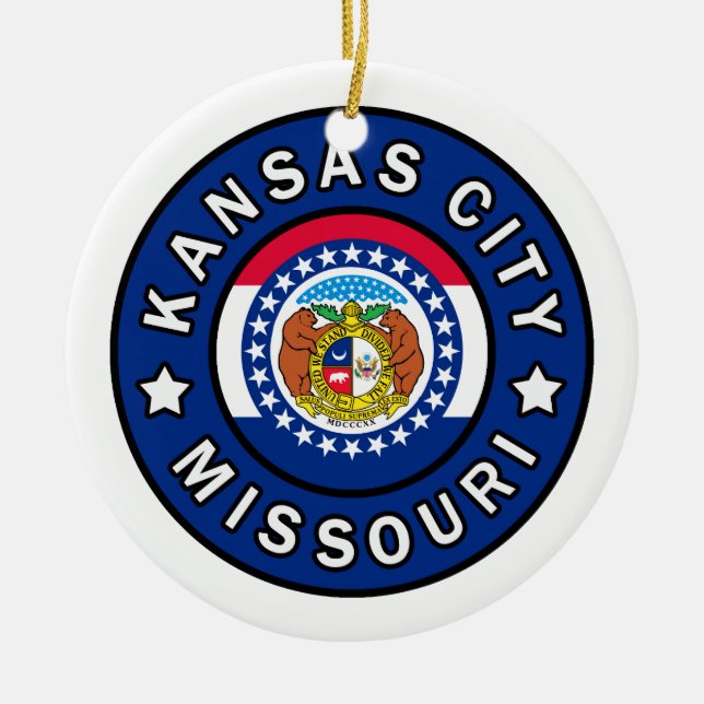 Kansas City Missouri Keramik Ornament (Vorne)