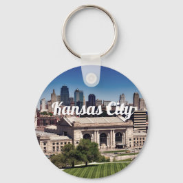Kansas City Missouri mit Foto in der Innenstadt Schlüsselanhänger