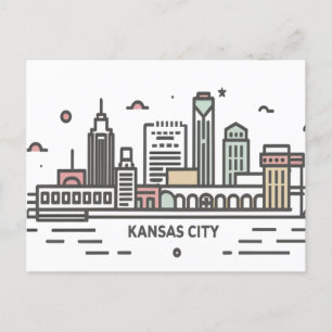 Kansas City, Missouri Postkarte