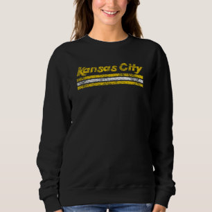 Kansas City Missouri Retro Vintages Wetterwerfen Sweatshirt