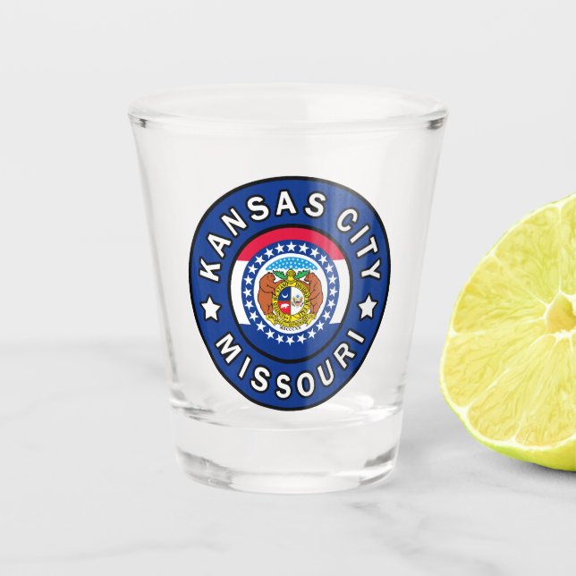 Kansas City Missouri Schnapsglas (Vorderseite)