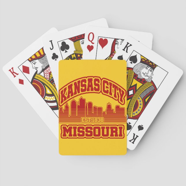 Kansas City, Missouri Spielkarten (Rückseite)