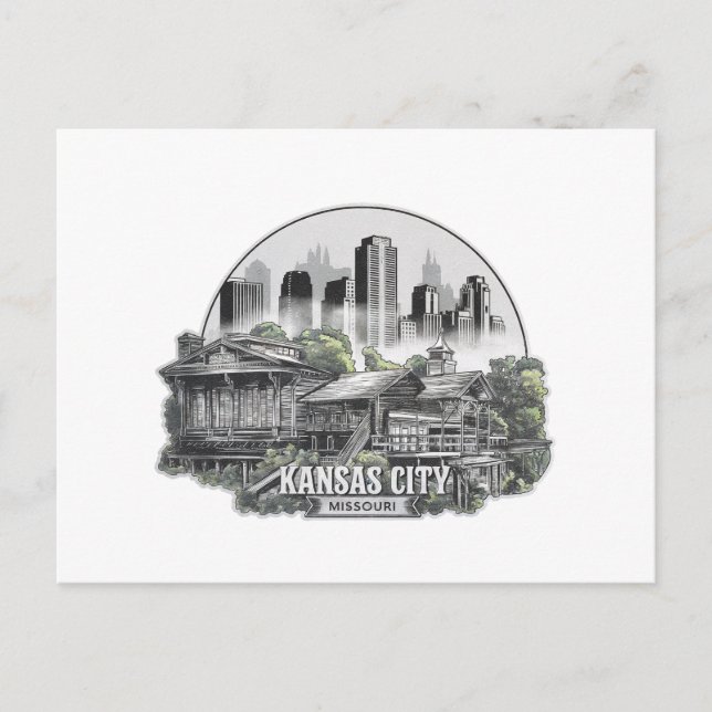 Kansas City Missouri USA Postkarte (Vorderseite)