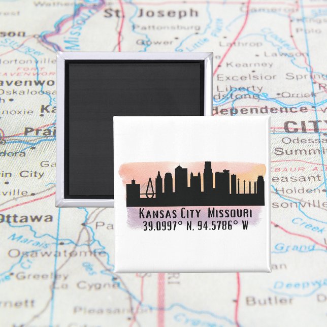 Kansas City MO City Skyline Magnet (Von Creator hochgeladen)