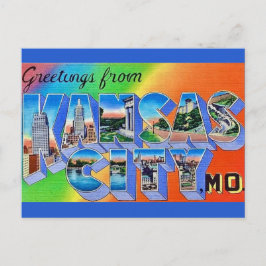 Kansas City MO Postkarte