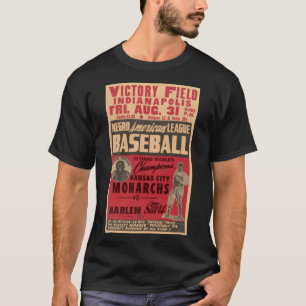 Kansas City Monarchs vs Harlem Stars August 31. 1 T-Shirt