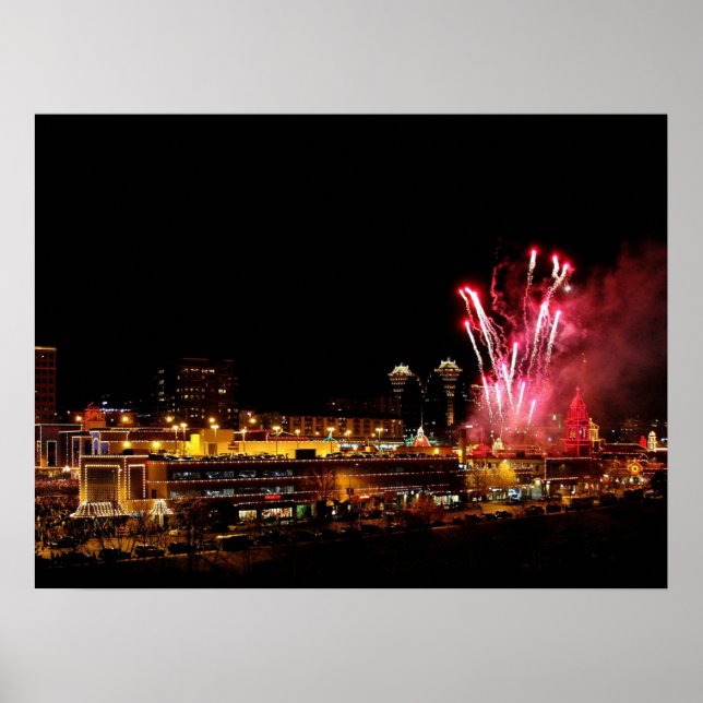 Kansas City Plaza Fireworks, Lights Poster (Vorne)