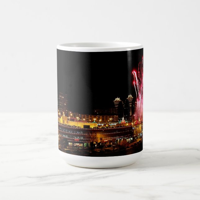 Kansas City Plaza Lights, Feuerwerk Tasse (Mittel)