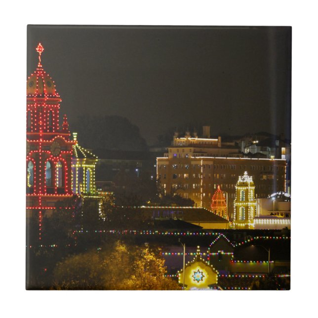Kansas City Plaza Lights Fliese (Vorderseite)