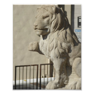 Kansas City Plaza Lion Statue Fotodruck