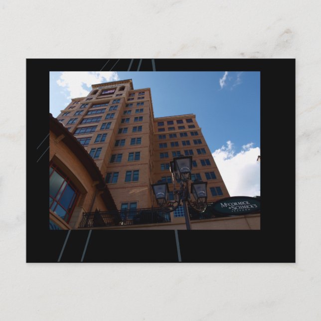 Kansas City Plaza Skycraper Postkarte (Vorderseite)