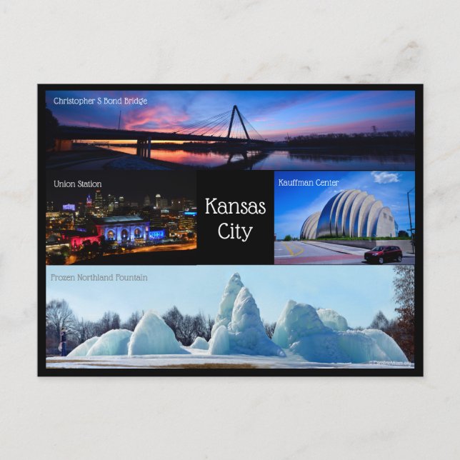 Kansas City Postkarte (Vorderseite)