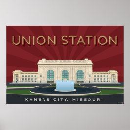 Kansas City Sehenswürdigkeiten: Gewerkschaft Stati Poster