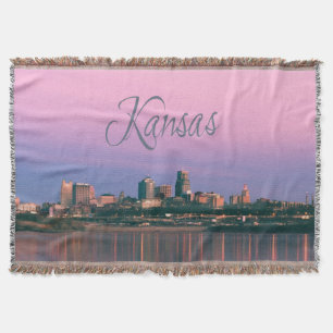 Kansas City Sky Line Sunset Decke