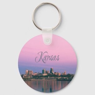 Kansas City Sky Line Sunset Schlüsselanhänger