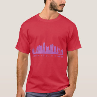 Kansas City Skyline Malen 4 T-Shirt