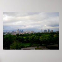 Kansas City Skyline Poster