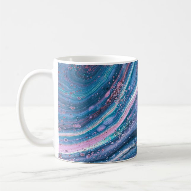 Kansas City Special 3 Cool Blue Abstrakte Tasse (Links)