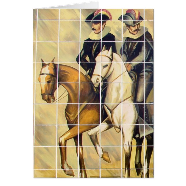 Kansas City Tiles Mural Reiten auf Pferd (Vorne)