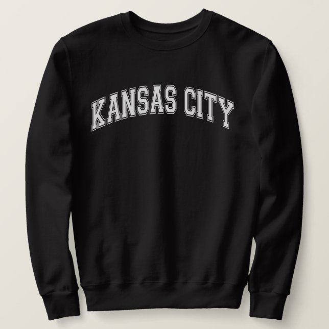 KANSAS CITY University Style America Uni Sweatshirt (Design vorne)