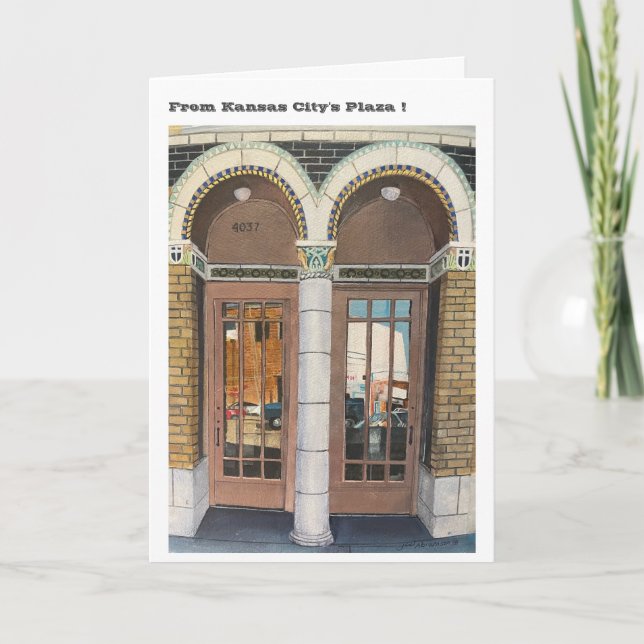Kansas City's Plaza Karte (Vorderseite)