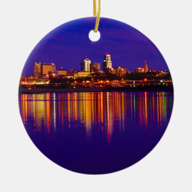 Kansas- CitySkyline Keramikornament (Vorne)