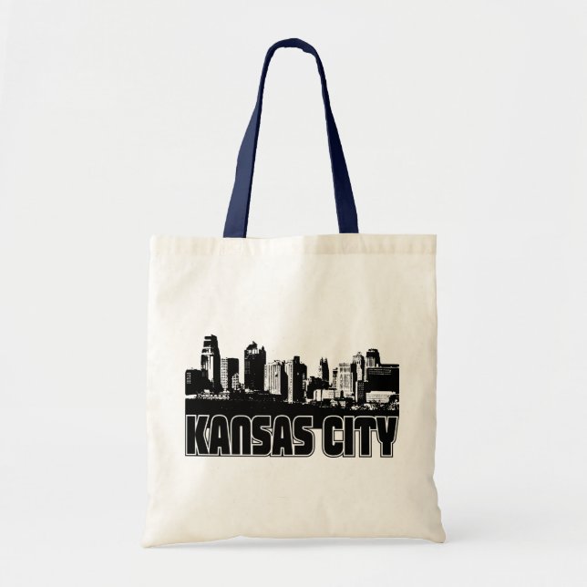 Kansas- CitySkyline Tragetasche (Vorne)